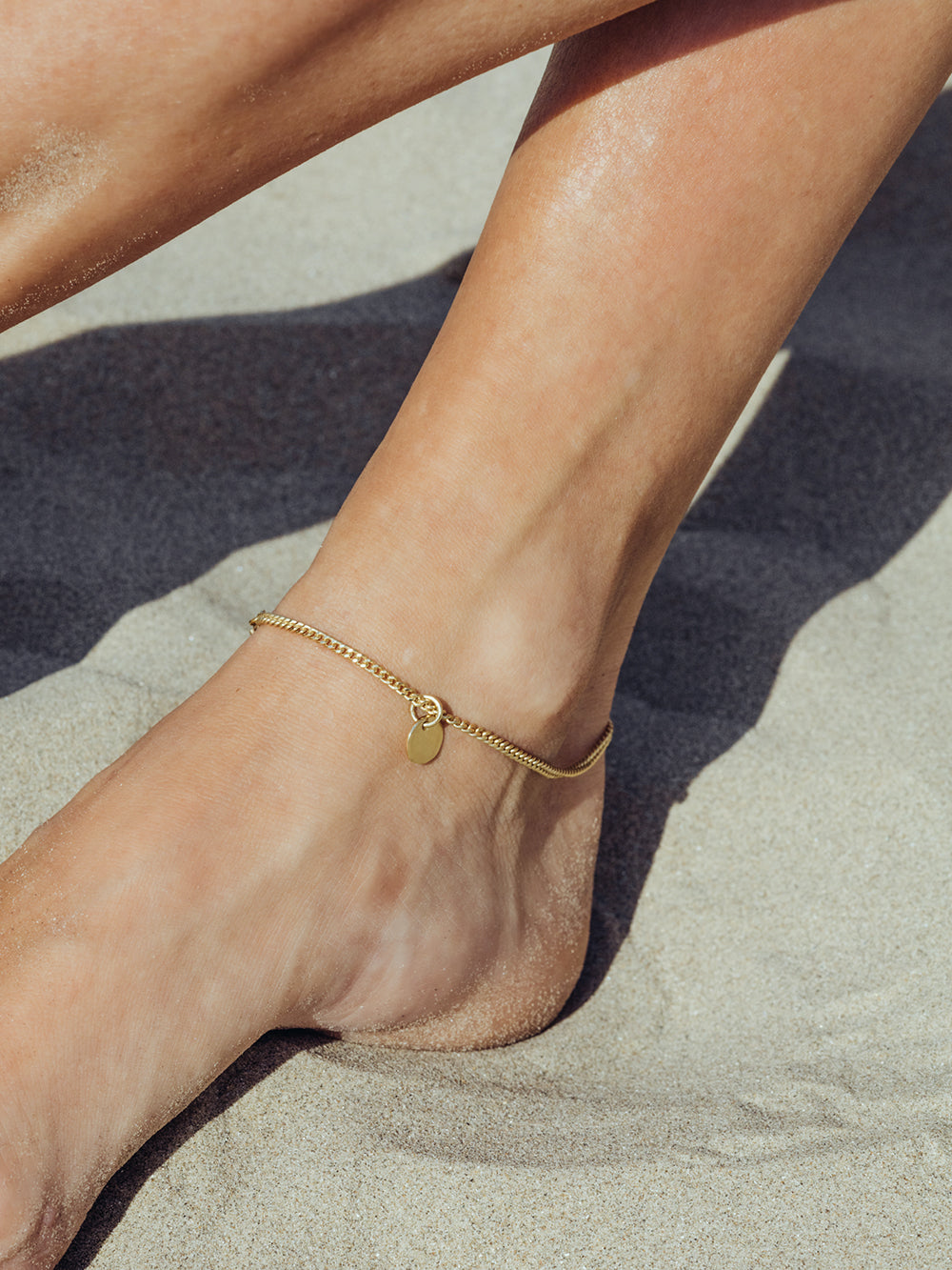 Ankle Chain Coin | 925 Sterling Silver