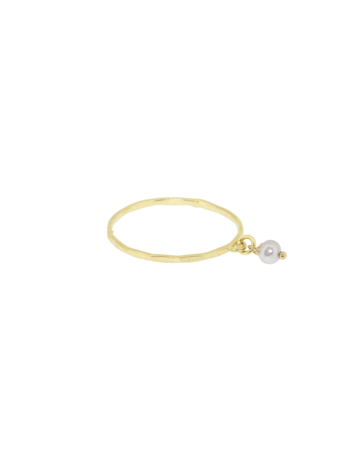 Baby bird - Grey Pearl | 14K Gold Plated