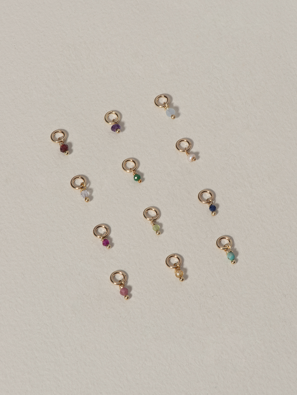 Birthstone May - Emerald | Gold Plated Silver