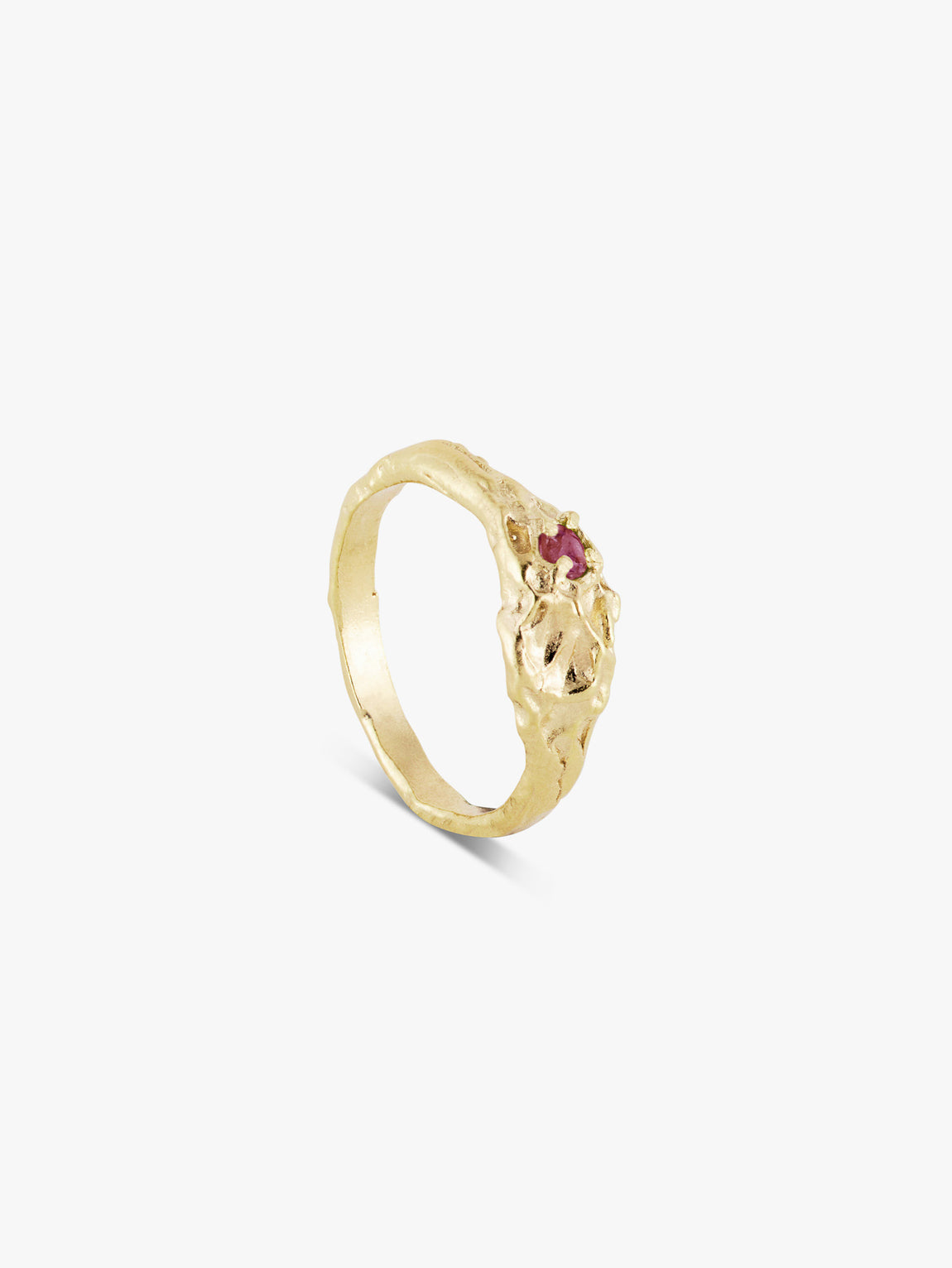 Afterglow - Ruby | Gold Plated Silver