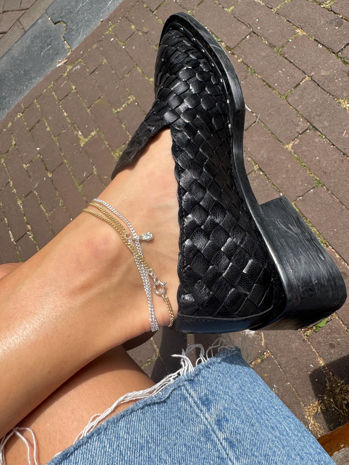 Ankle follow up | Gold Plated Silver