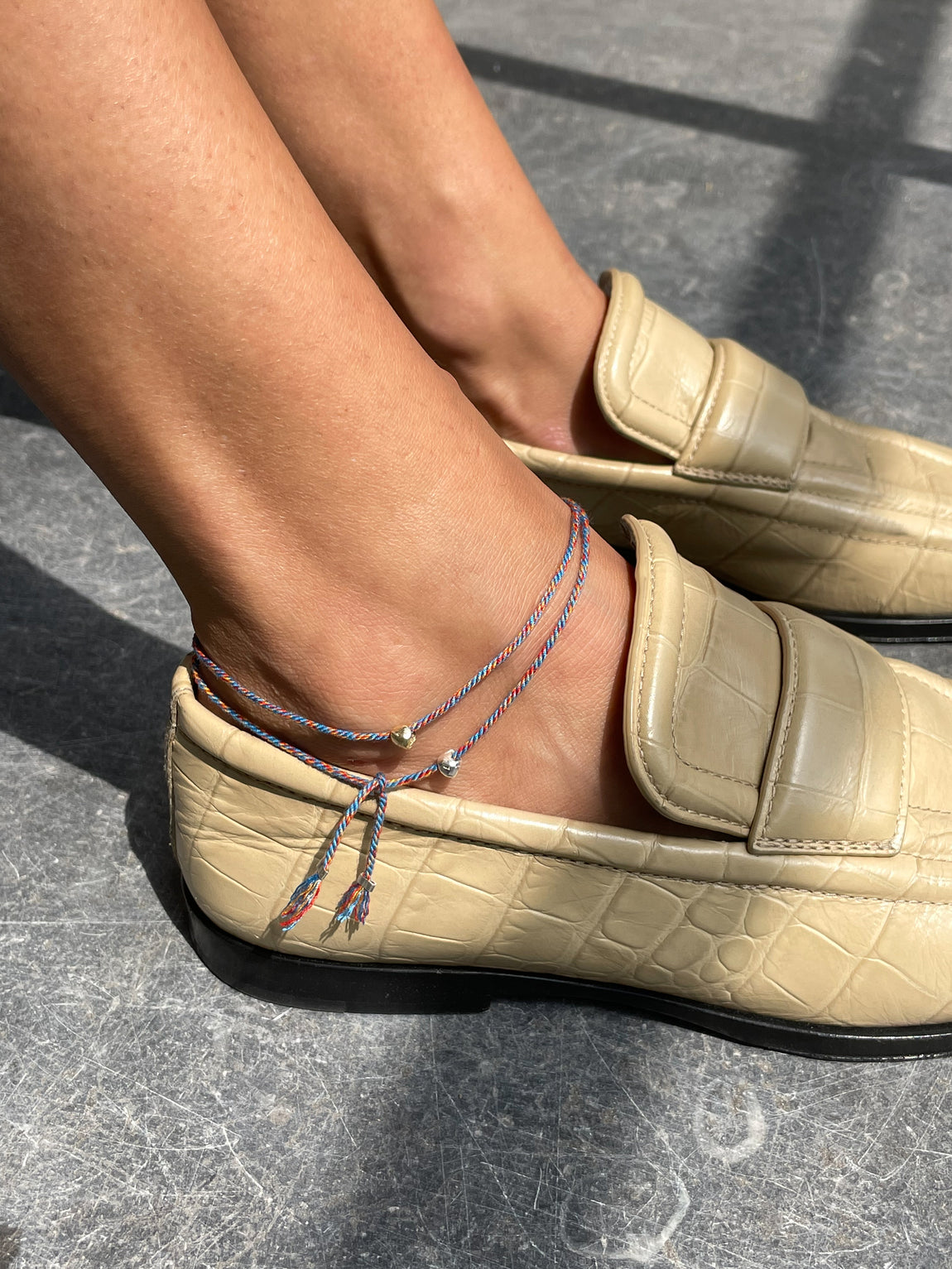 Ankle lucky star | Gold Plated Silver
