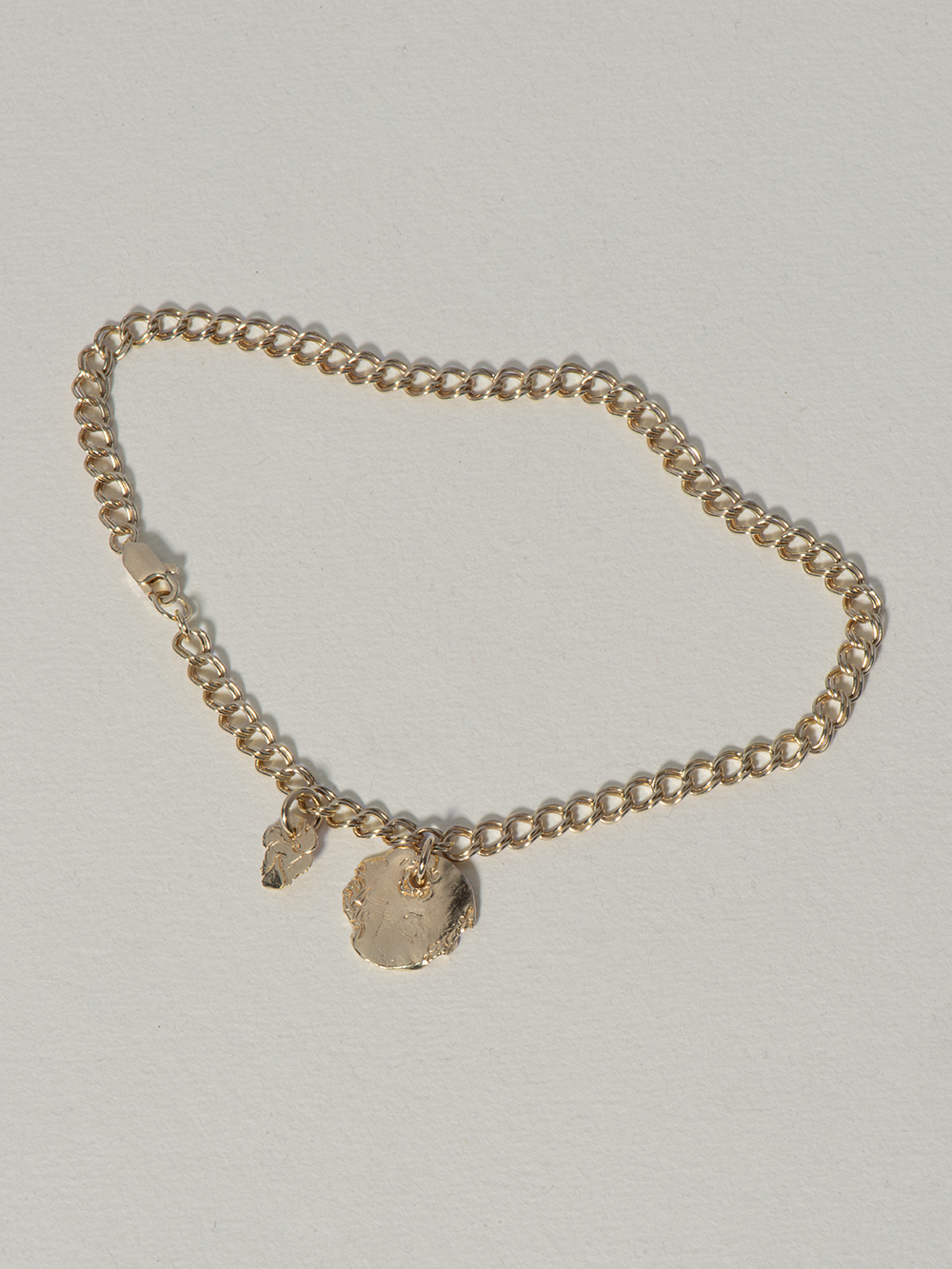 Ankle ocean glow | Gold Plated Silver