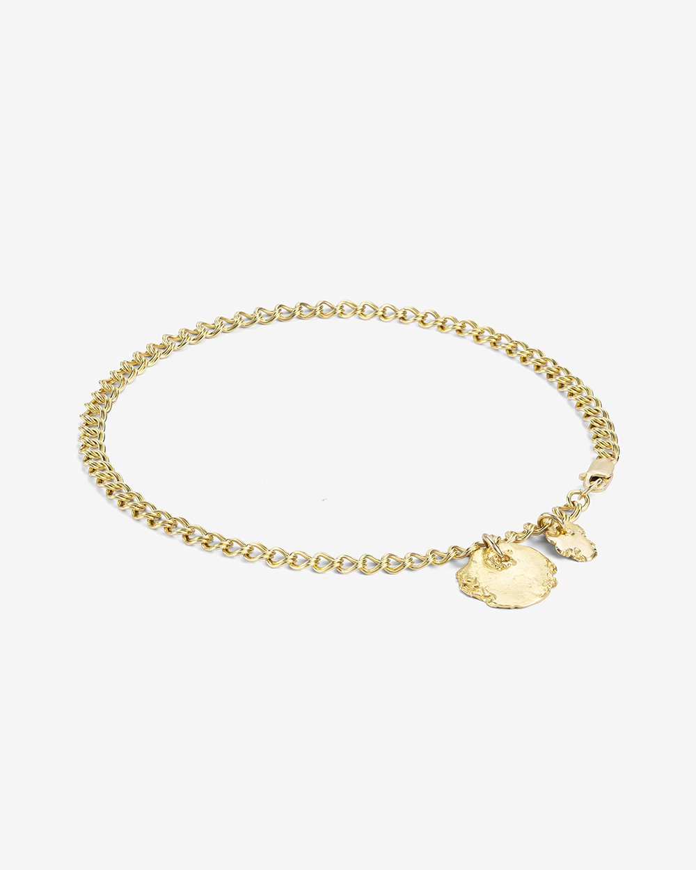 Ankle ocean glow | Gold Plated Silver