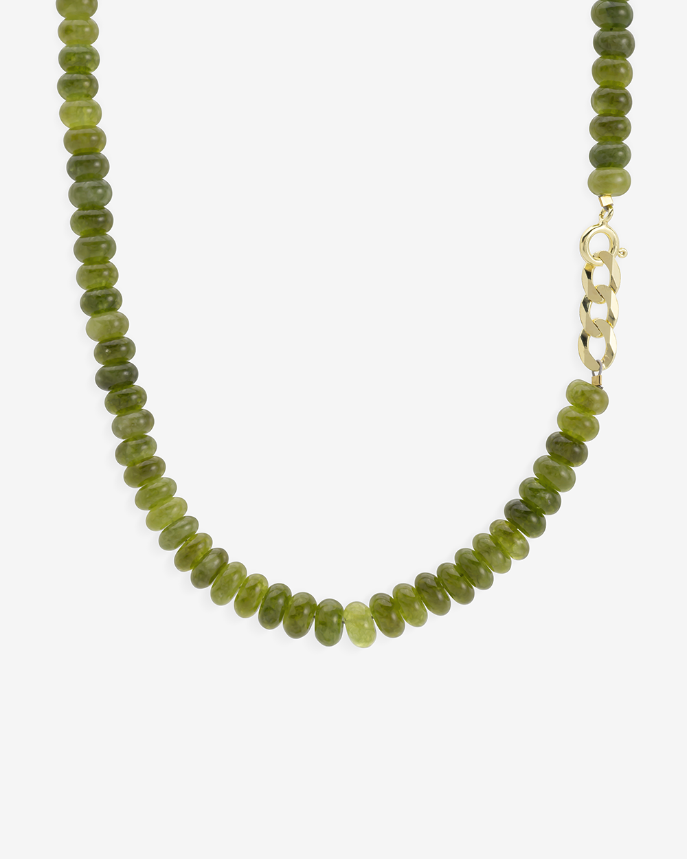 Autumn - Olive Quartz | Gold Plated Silver