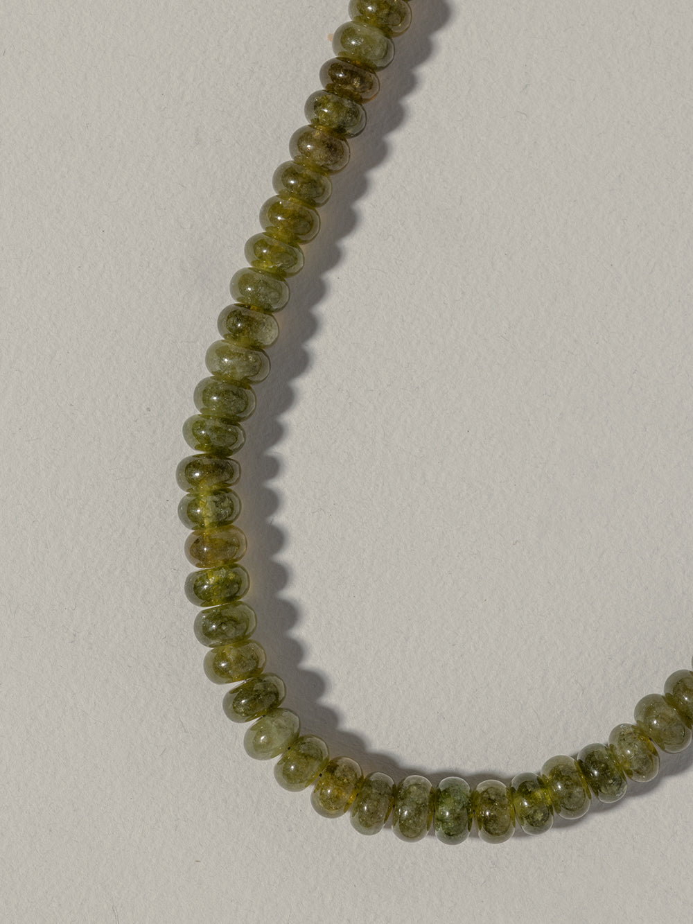 Autumn - Olive Quartz | Gold Plated Silver