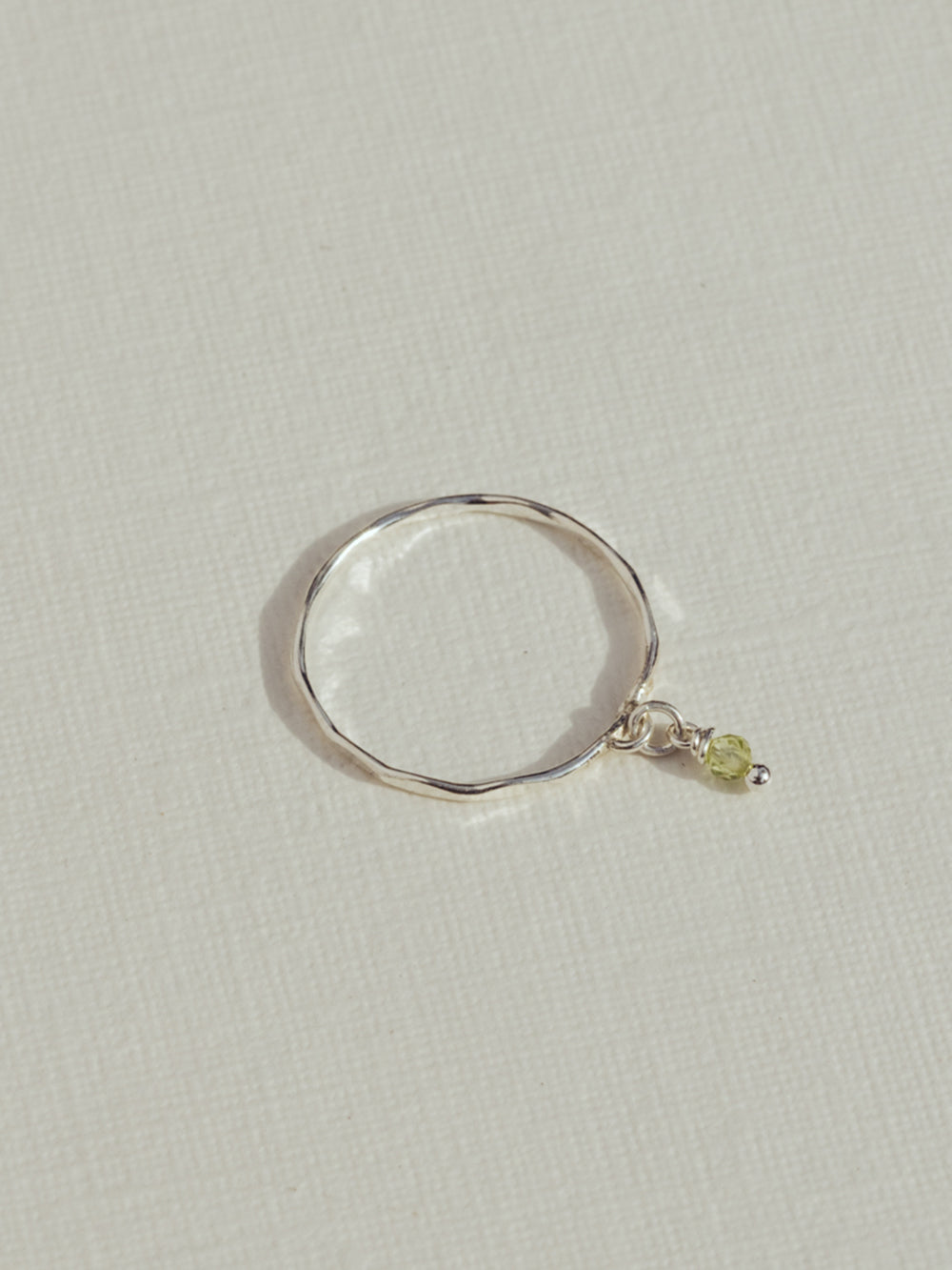 Birthstone ring August - Peridot | 925 Sterling Silver