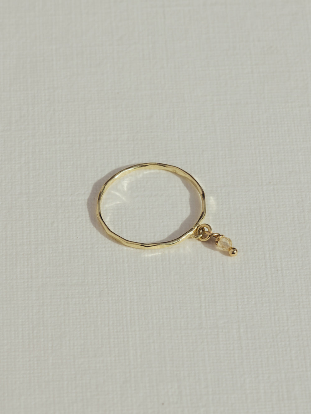 Birthstone ring November - Citrine | 14K Gold Plated