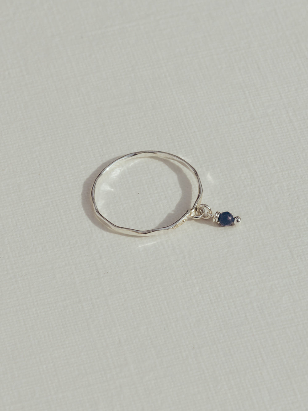 Birthstone ring September - Sapphire | 925 Sterling Silver