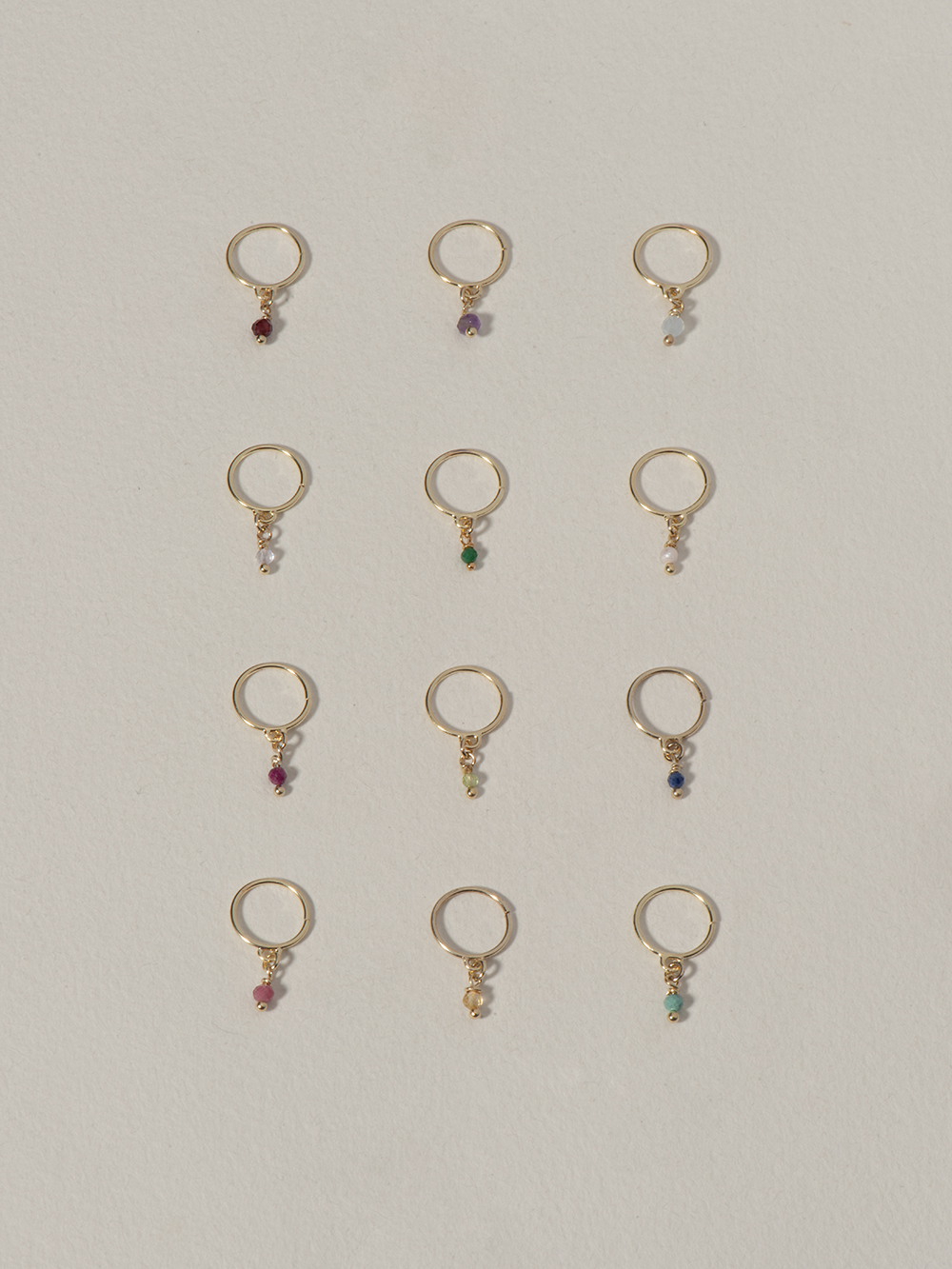 Bestie Birthstone | Gold Plated Silver