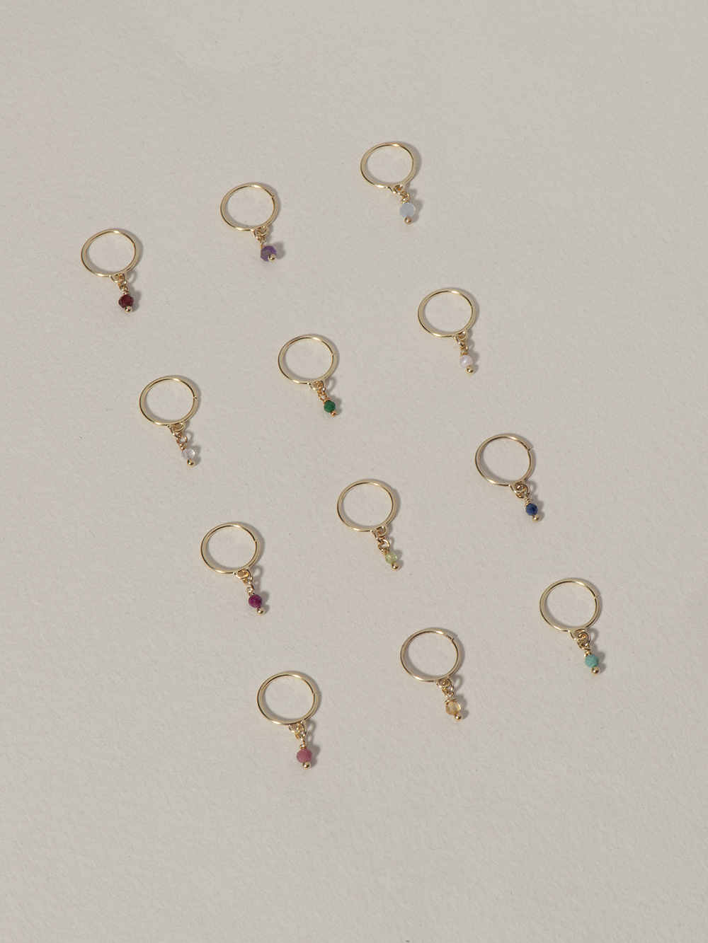 Bestie Birthstone | Gold Plated Silver