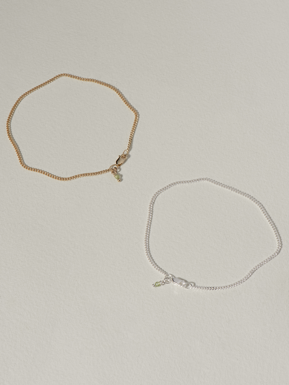 Birthstone August - Peridot | Gold Plated Silver