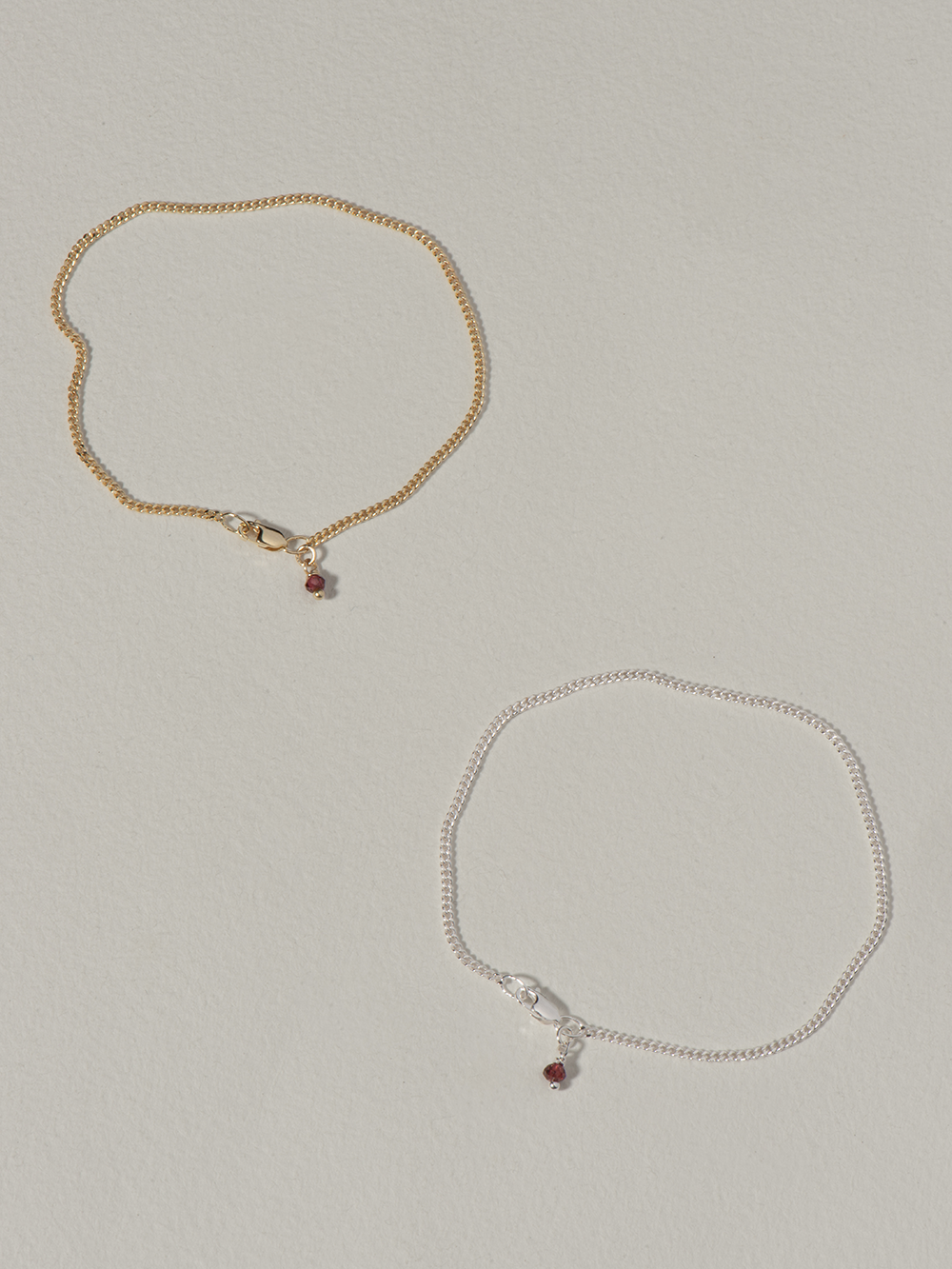 Birthstone January - Red Garnet | 925 Sterling Silver