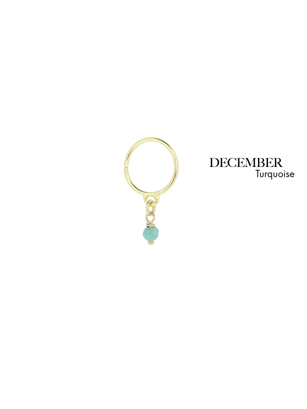 Bestie Birthstone December - Turquoise | 14K Gold Plated