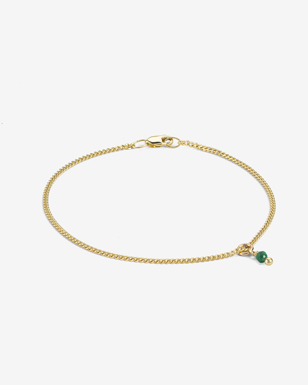 Birthstone May - Emerald | Gold Plated Silver
