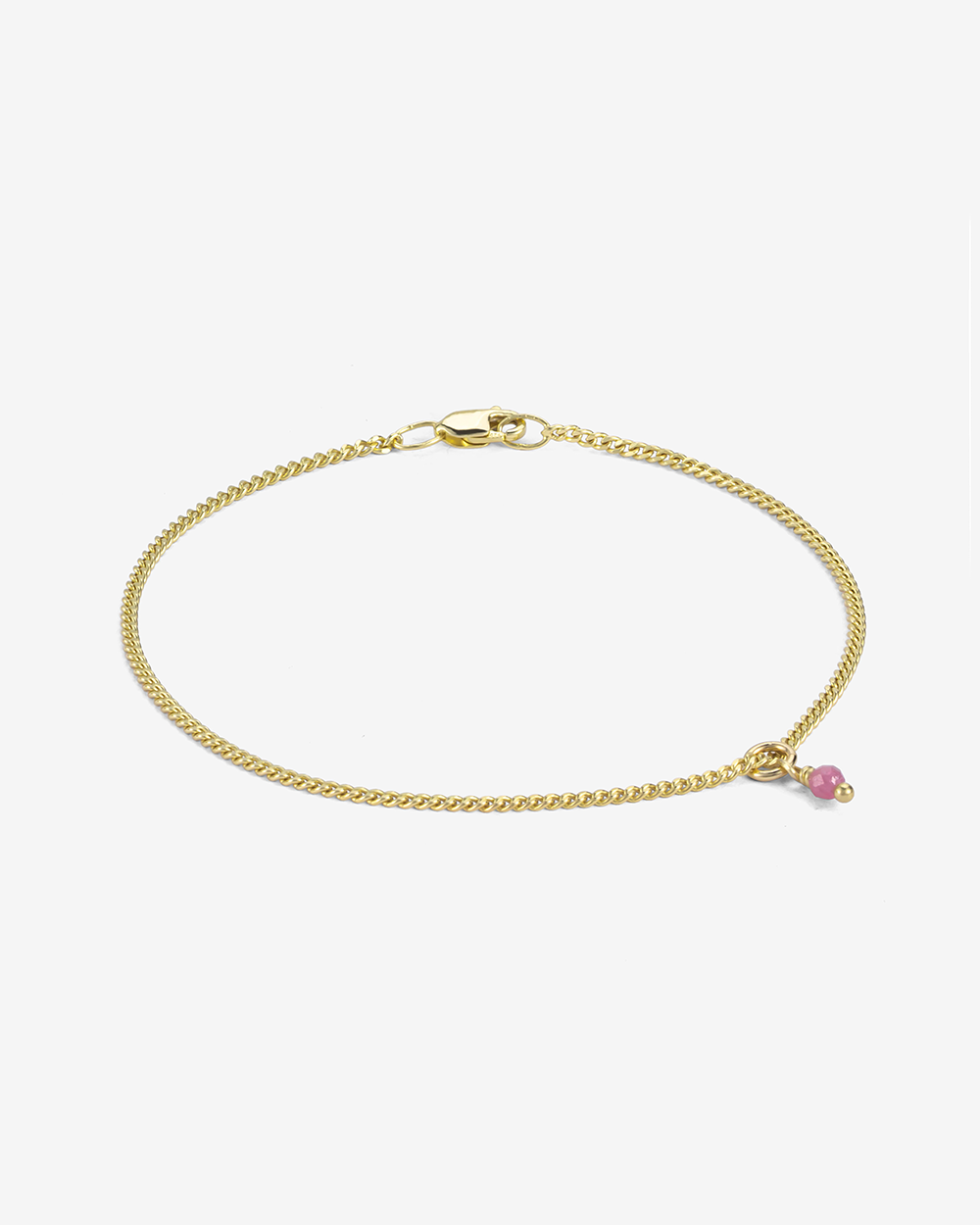Birthstone October - Pink Tourmaline | 14K Solid Gold