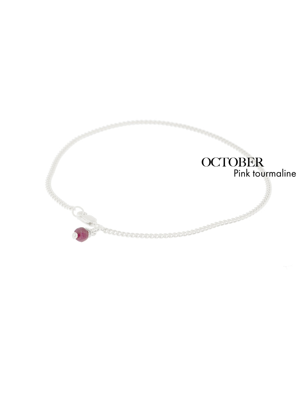 Birthstone October - Pink Tourmaline | 925 Sterling Silver