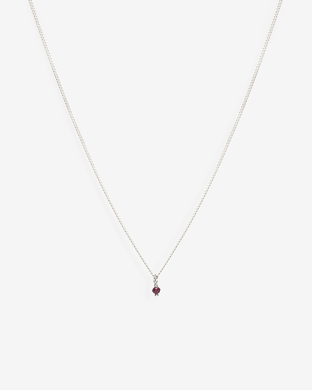 Birthstone January - Red Garnet | 925 Sterling Silver