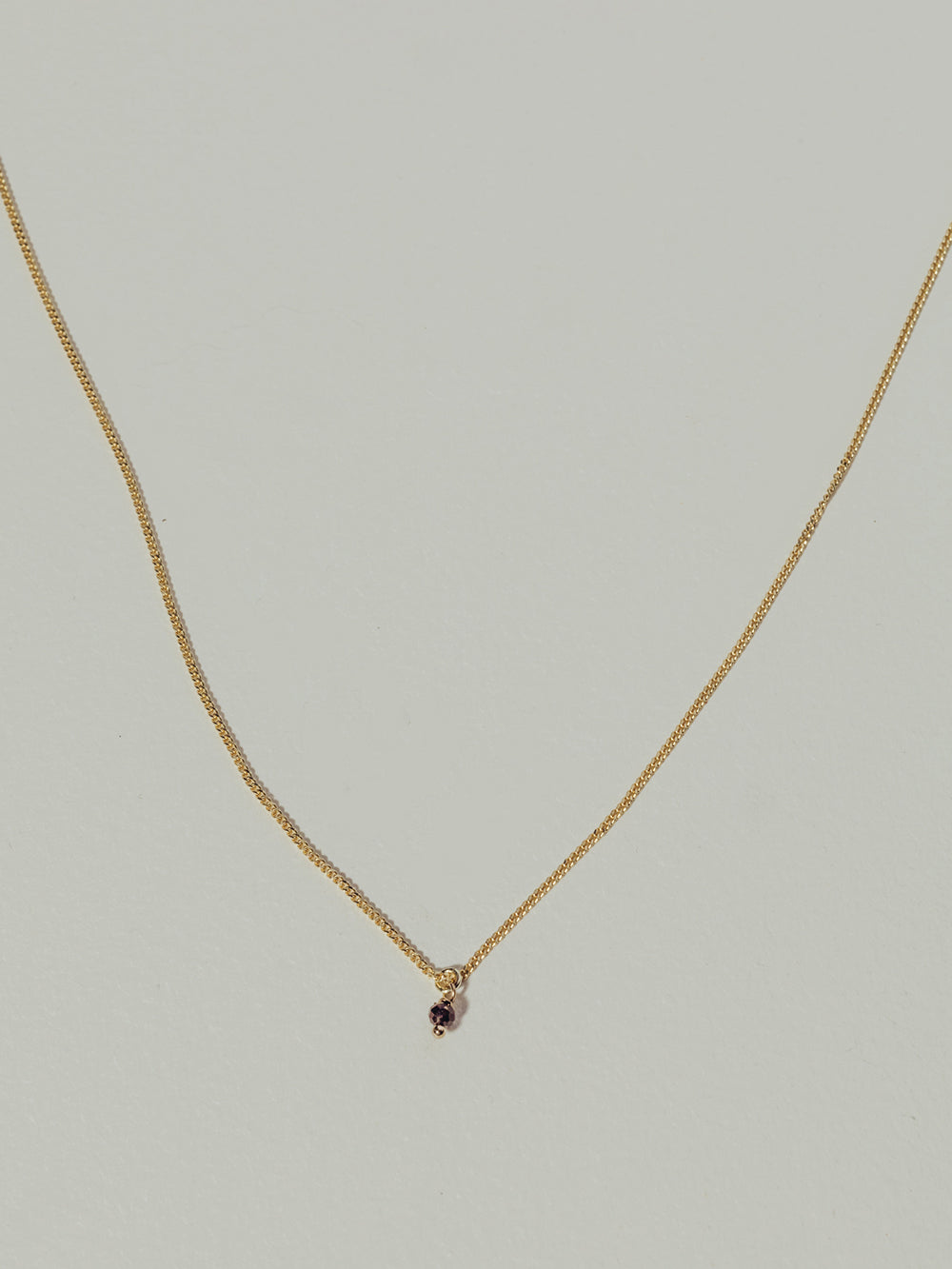 Birthstone January - Red Garnet | 14K Solid Gold