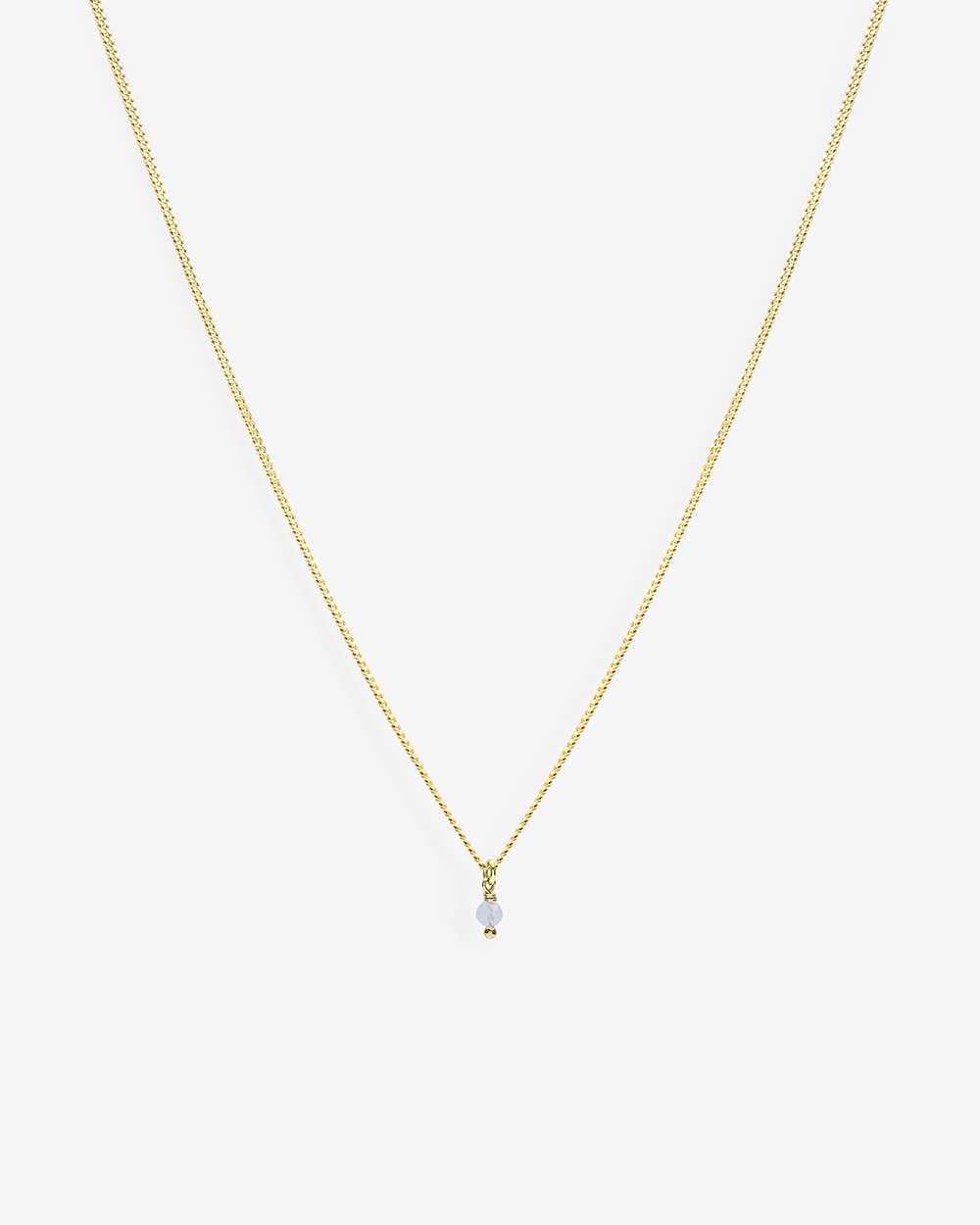 Birthstone March - Aquamarine | Gold Plated Silver