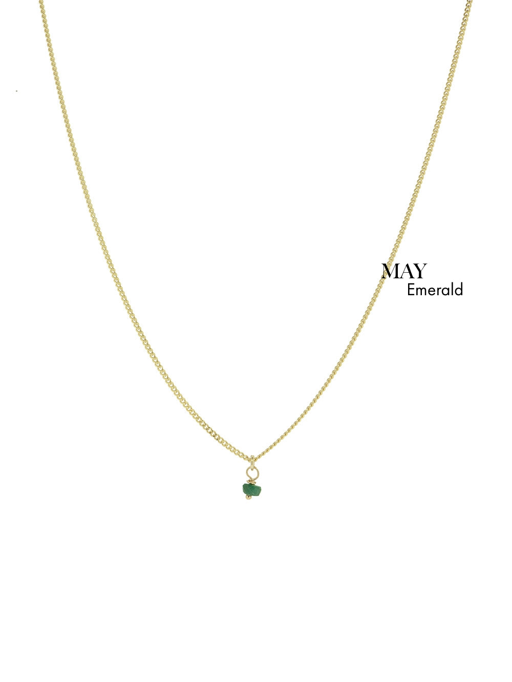 Birthstone May - Emerald | 14K Gold Plated