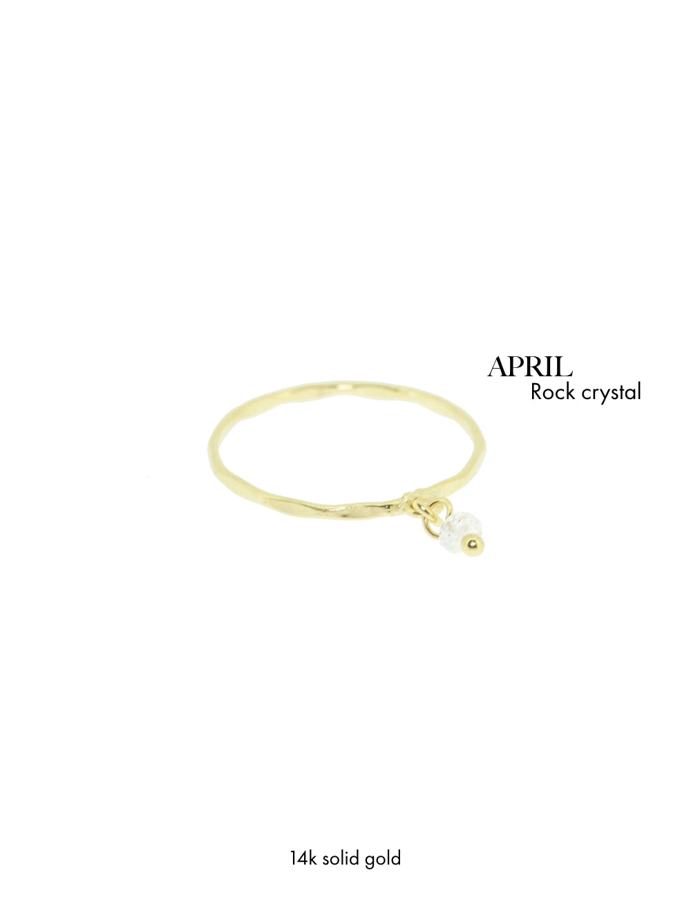 Birthstone ring | 14K Solid Gold