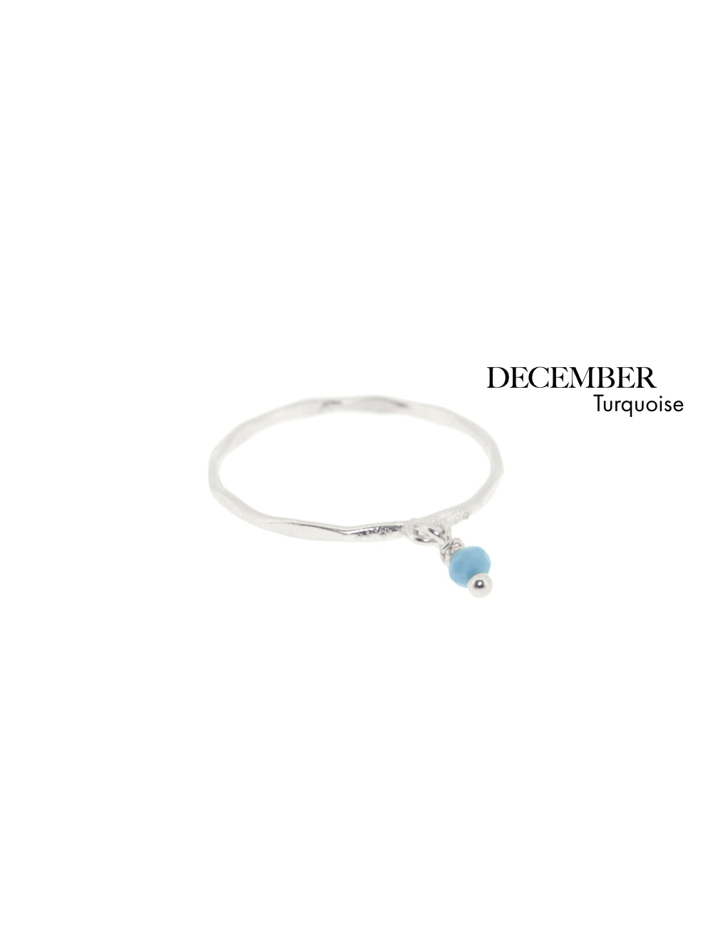 Birthstone ring December - Turquoise | 925 Sterling Silver
