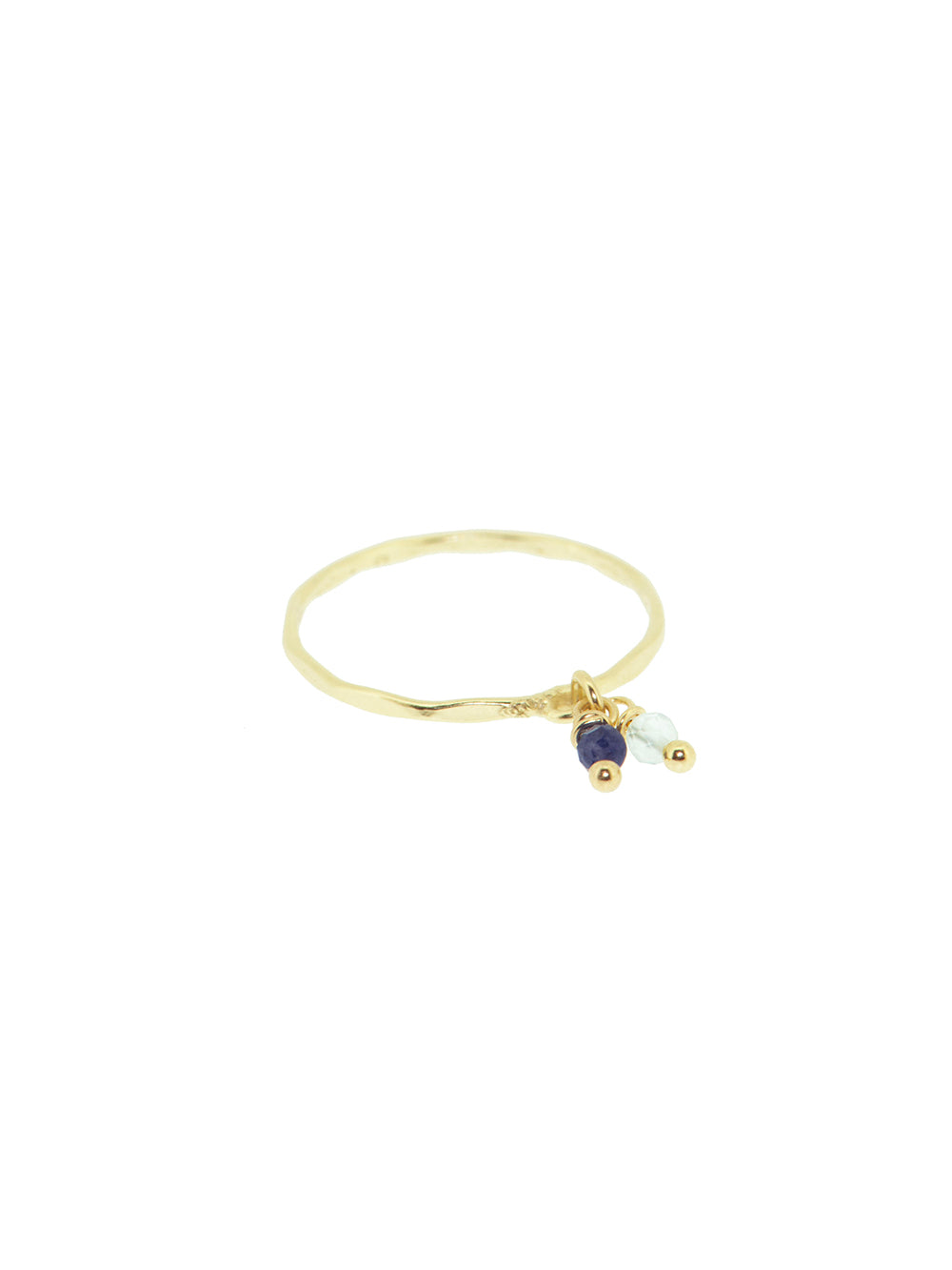 Birthstone ring April - Rock Crystal | 14K Gold Plated