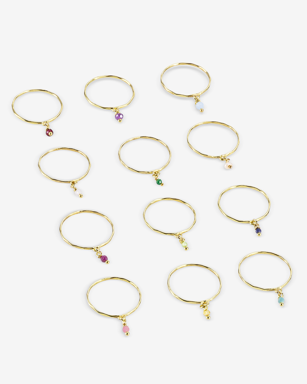 Birthstone ring | 14K Solid Gold