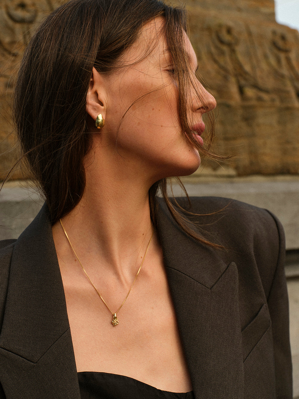 Blow | Gold Plated Silver