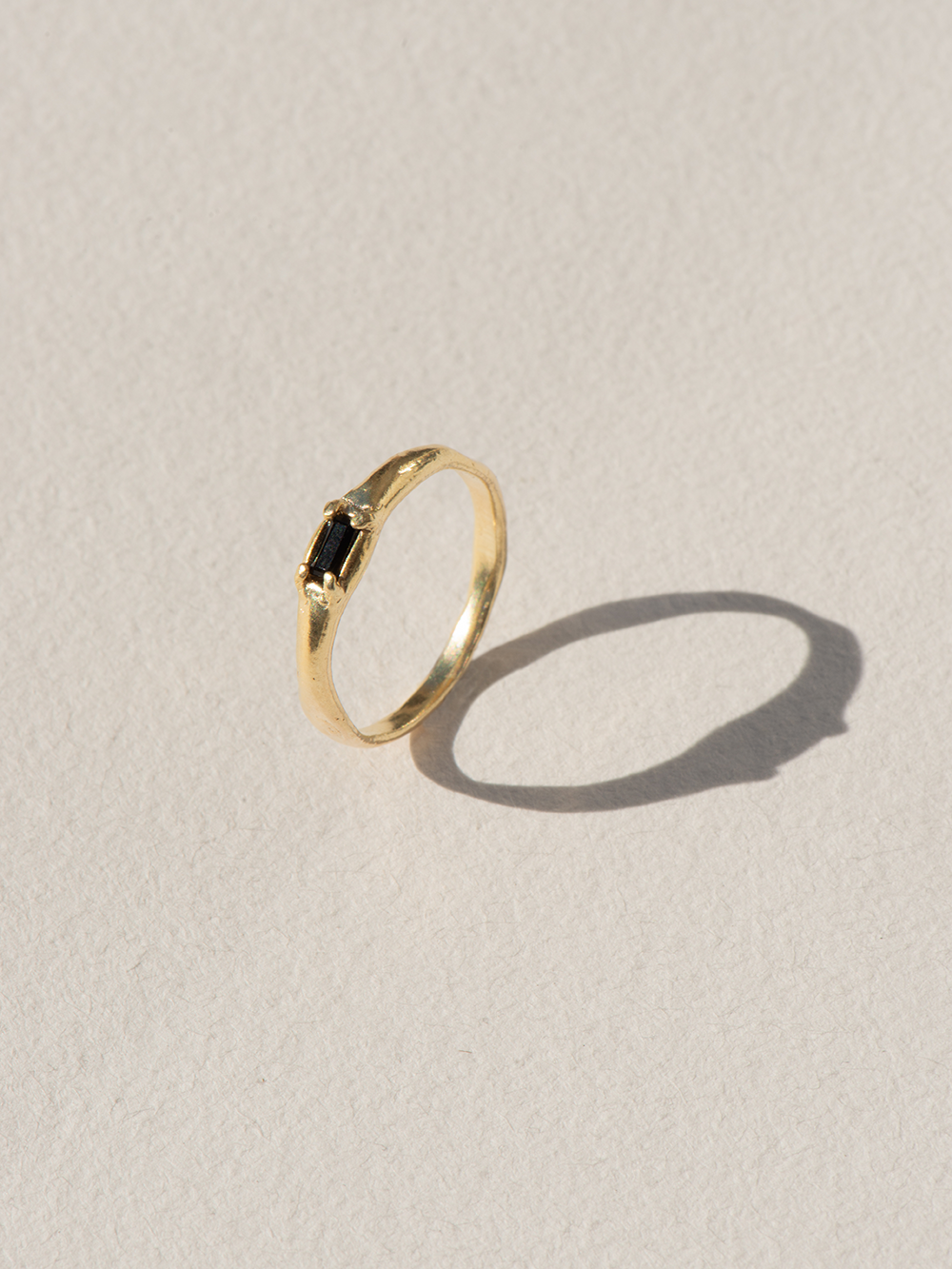 California - Onyx | Gold Plated Silver