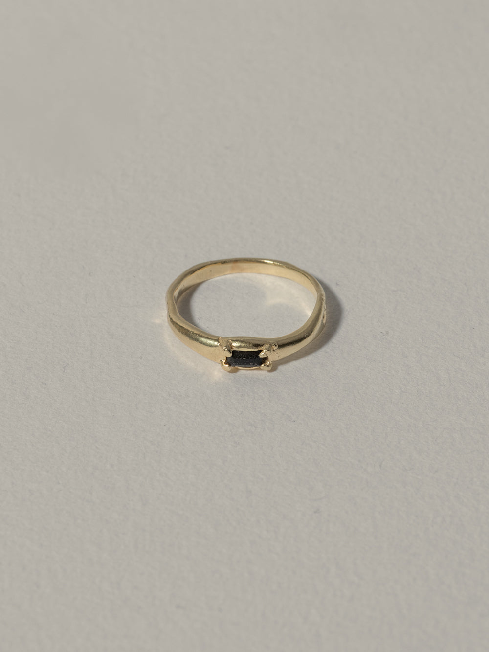 California - Onyx | Gold Plated Silver