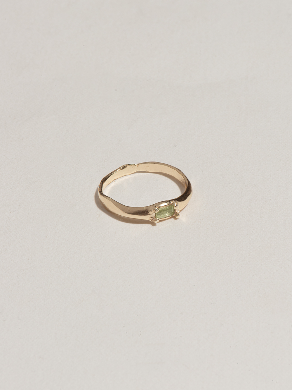 California - Peridot | Gold Plated Silver