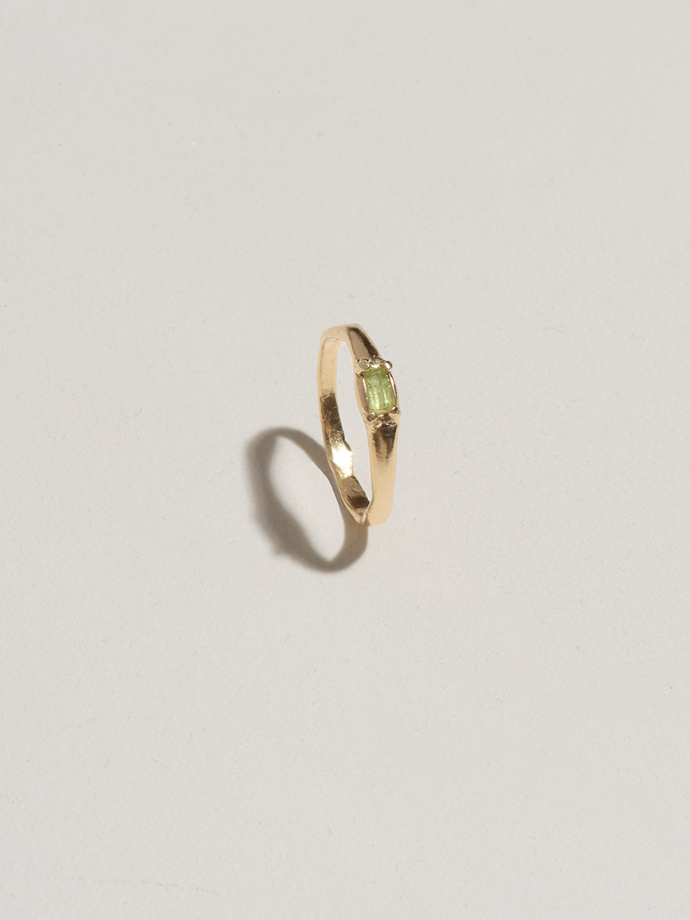 California - Peridot | Gold Plated Silver