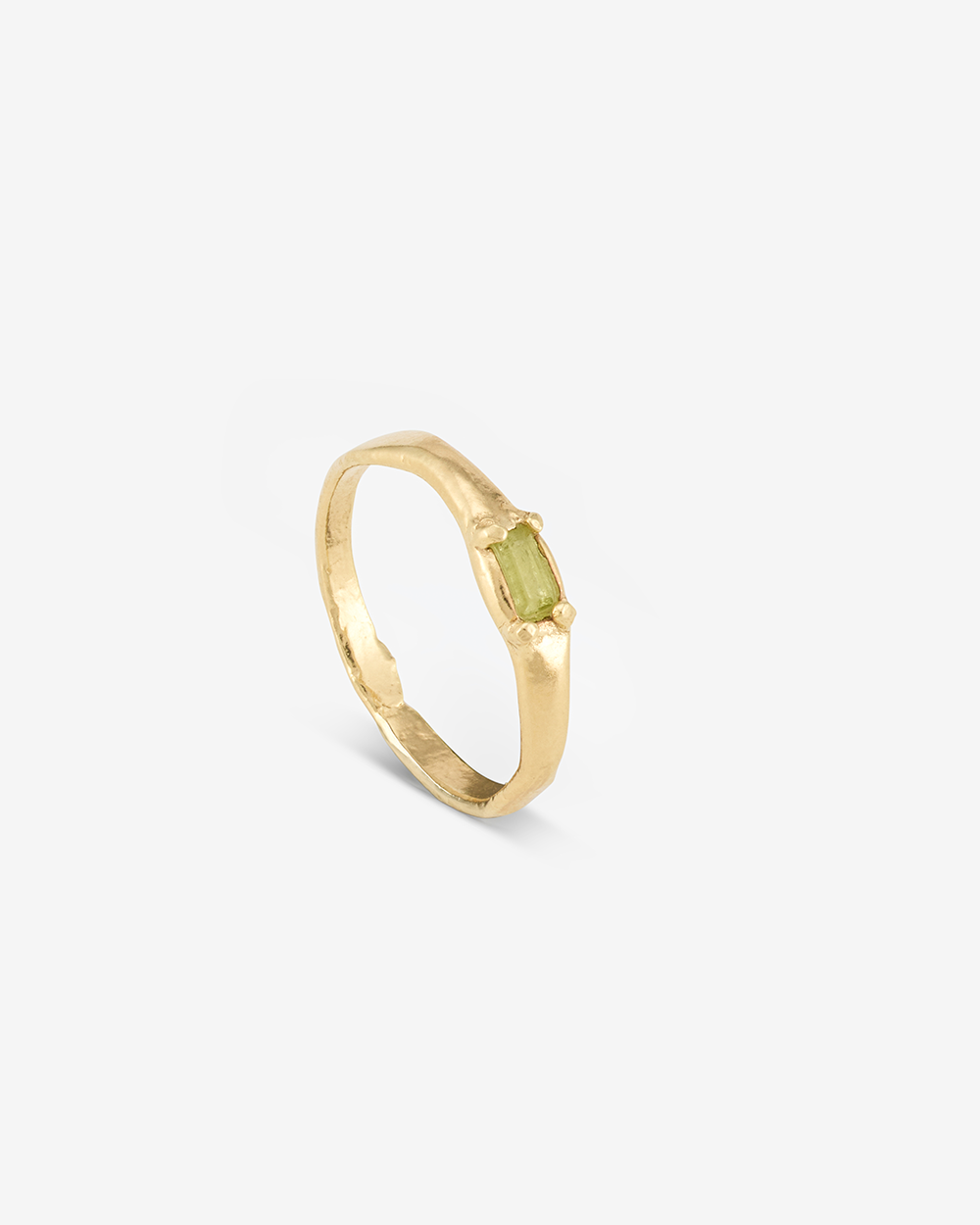 California - Peridot | Gold Plated Silver
