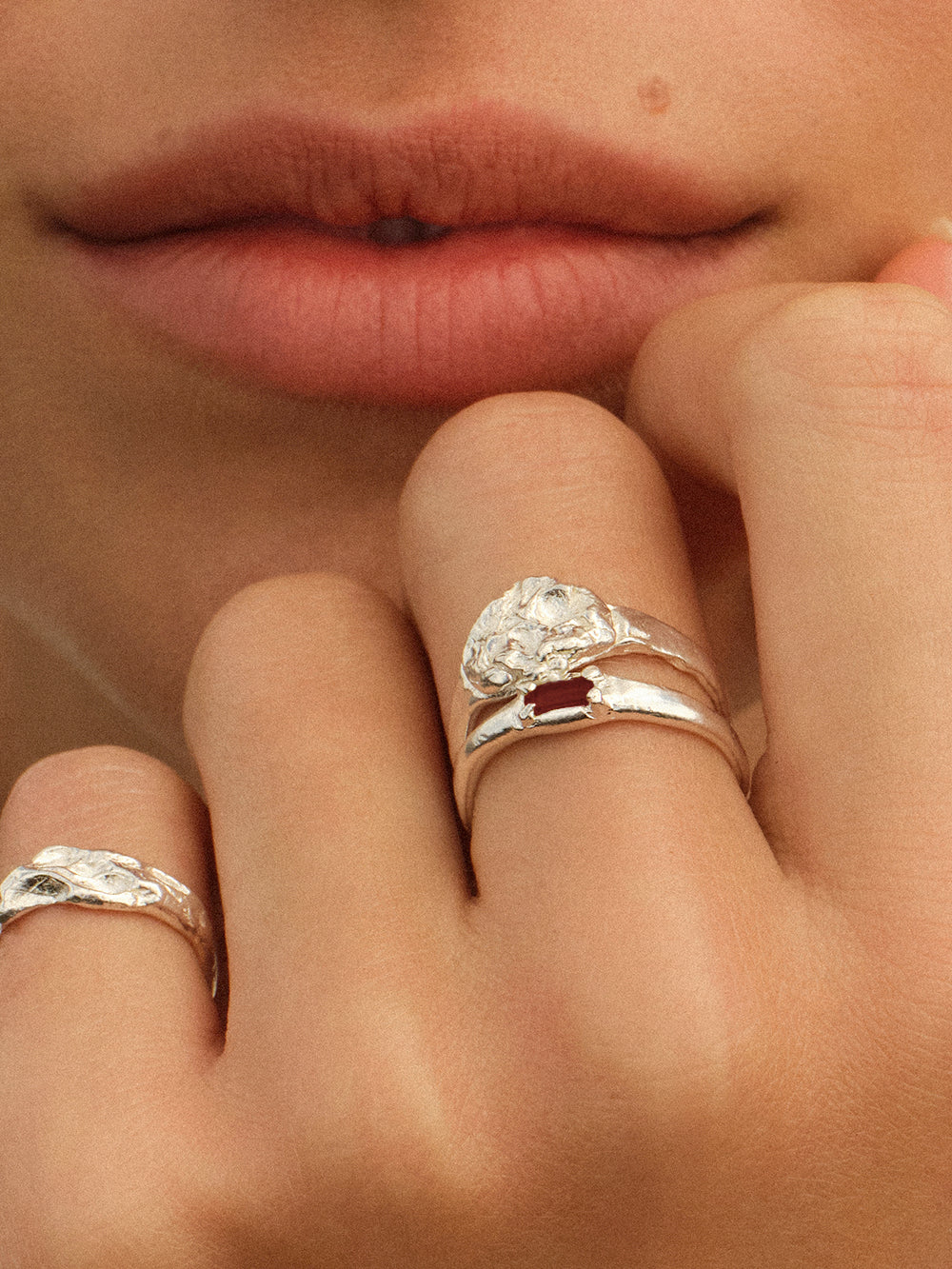California - Red Garnet | 925 Sterling Silver