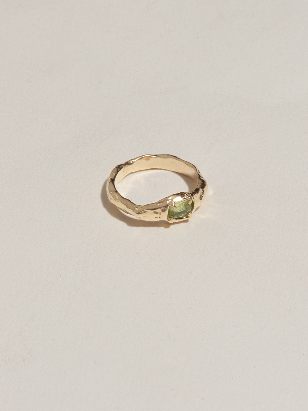 Catch - Peridot | Gold Plated Silver
