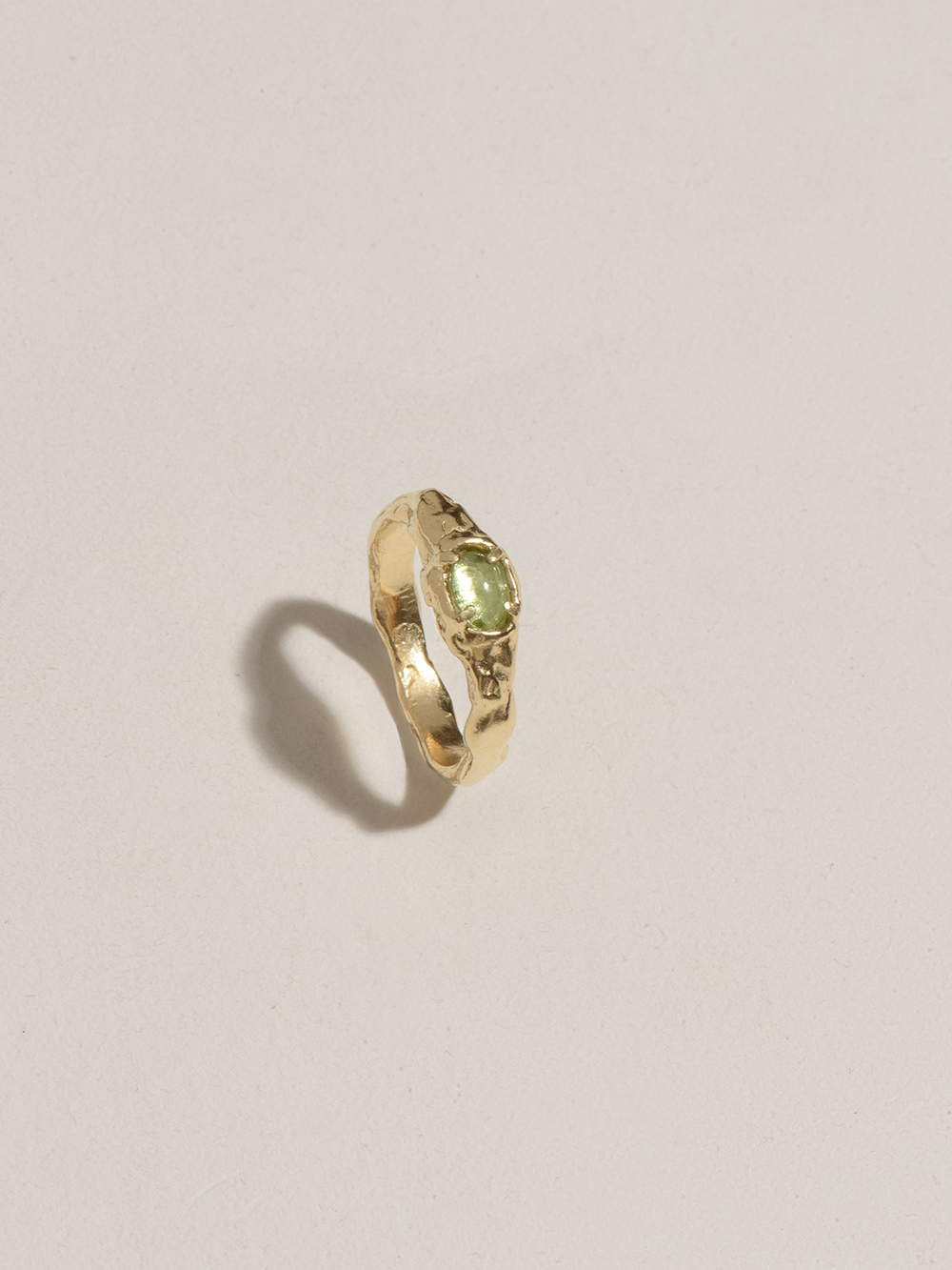 Catch - Peridot | Gold Plated Silver