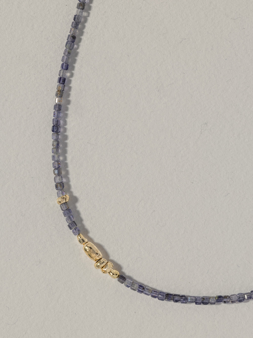 Cloud - Iolite | Gold Plated Silver