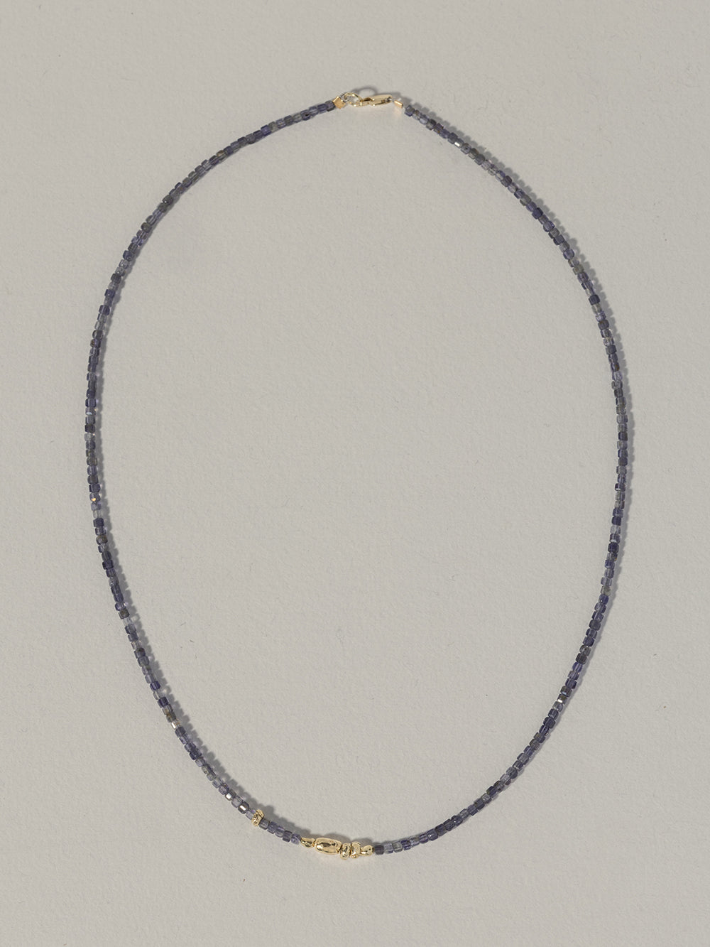 Cloud - Iolite | Gold Plated Silver