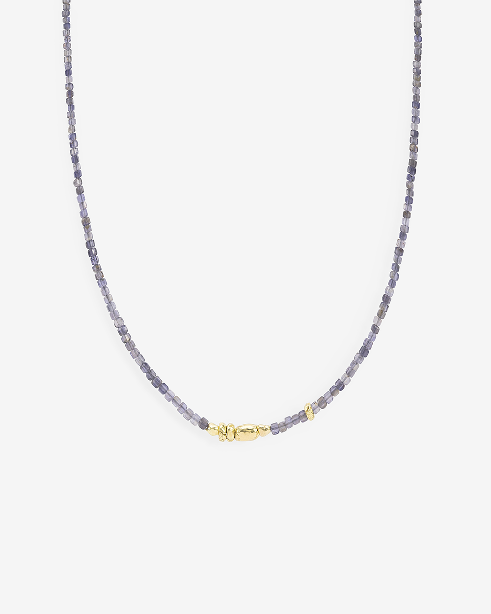 Cloud - Iolite | Gold Plated Silver