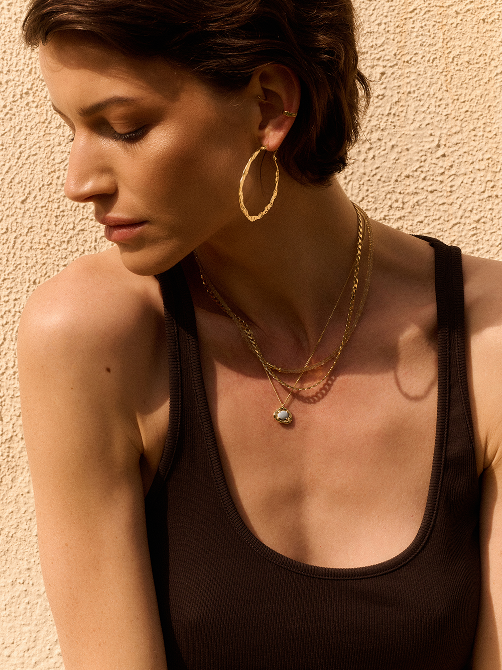 Sunny side up | Gold Plated Silver