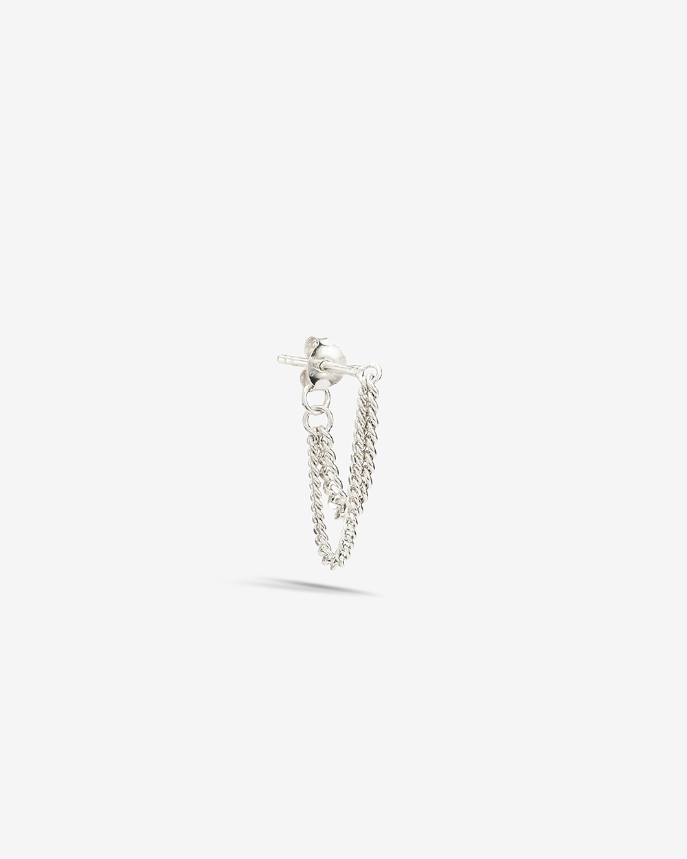 Double chain stud | 925 Sterling Silver