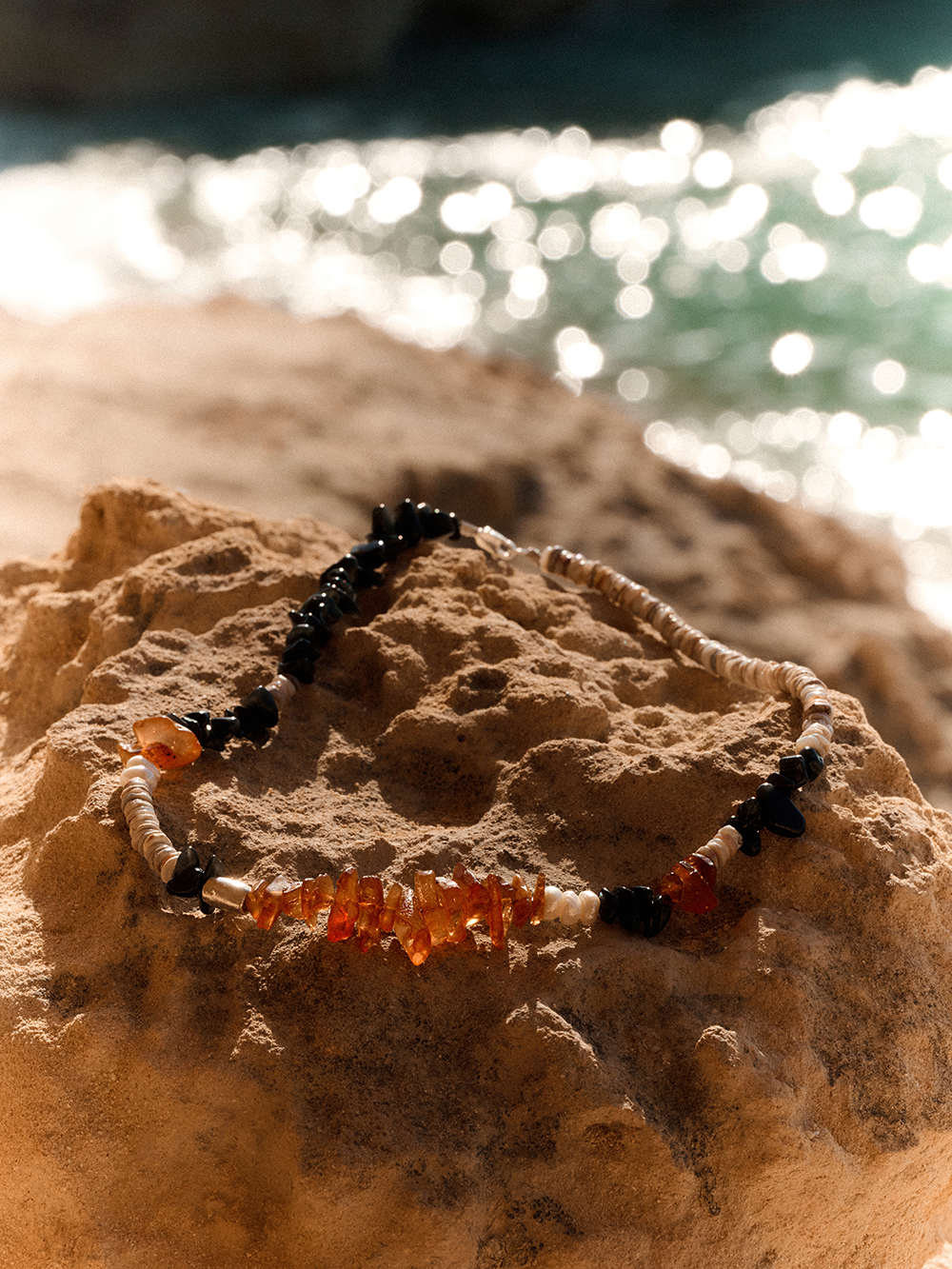Evening sun | Gold Plated Silver