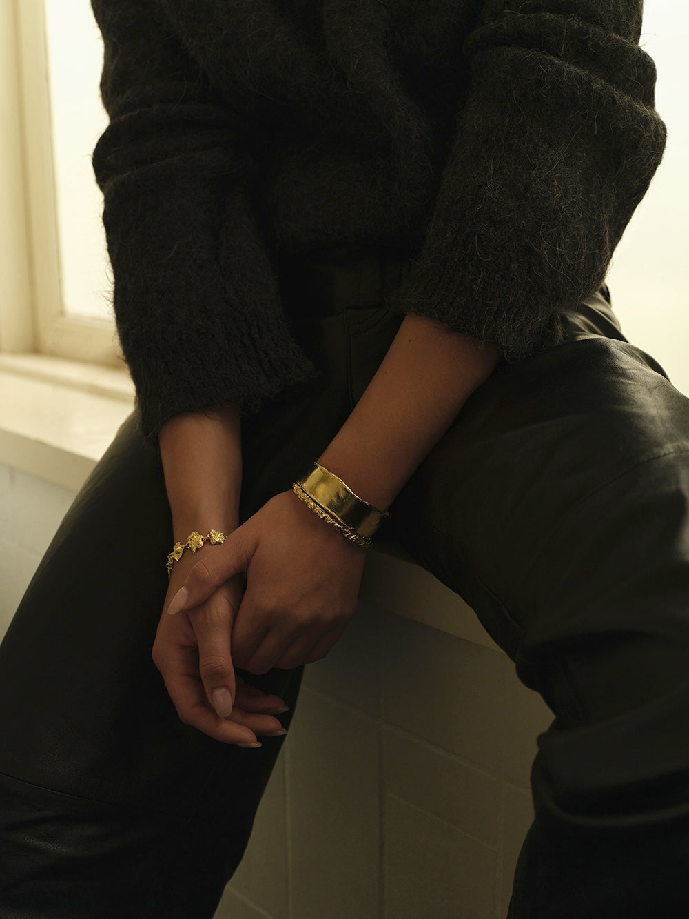 Wild night | Gold Plated Silver