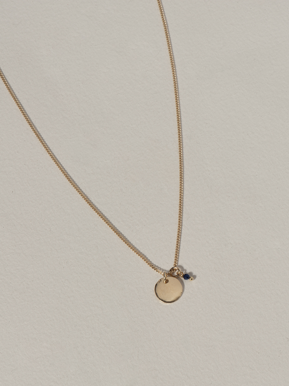 Full moon M | Gold Plated Silver