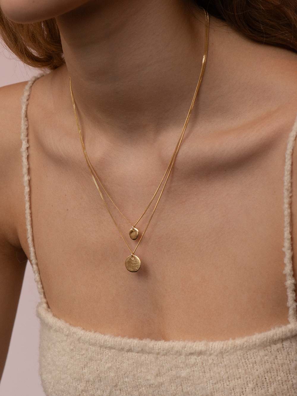 Full Moon L | Gold Plated Silver