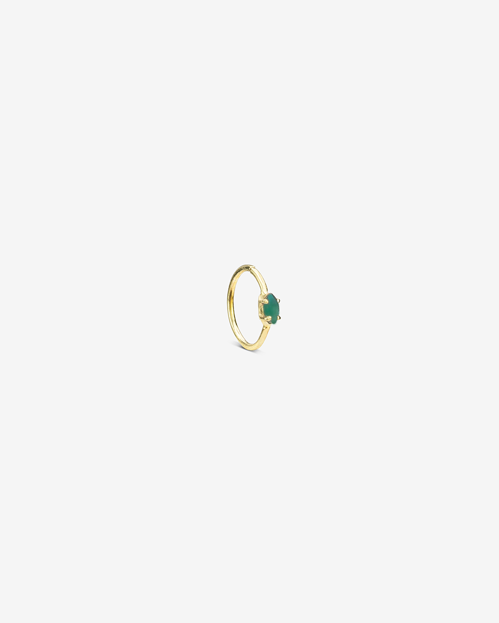 Green eyes | Gold Plated Silver