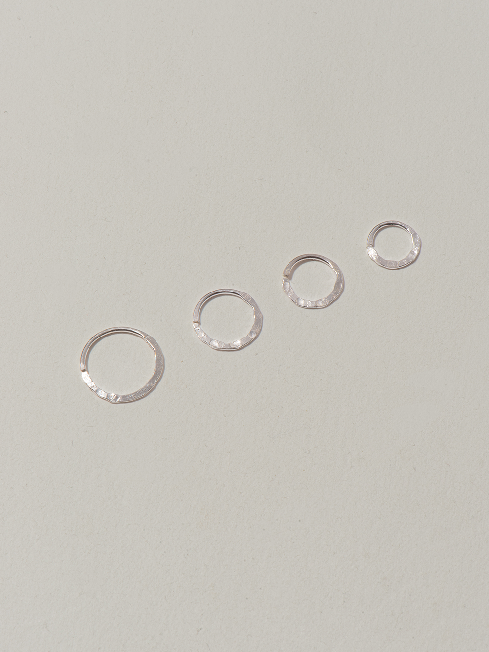 Higher level hammered | 925 Sterling Silver