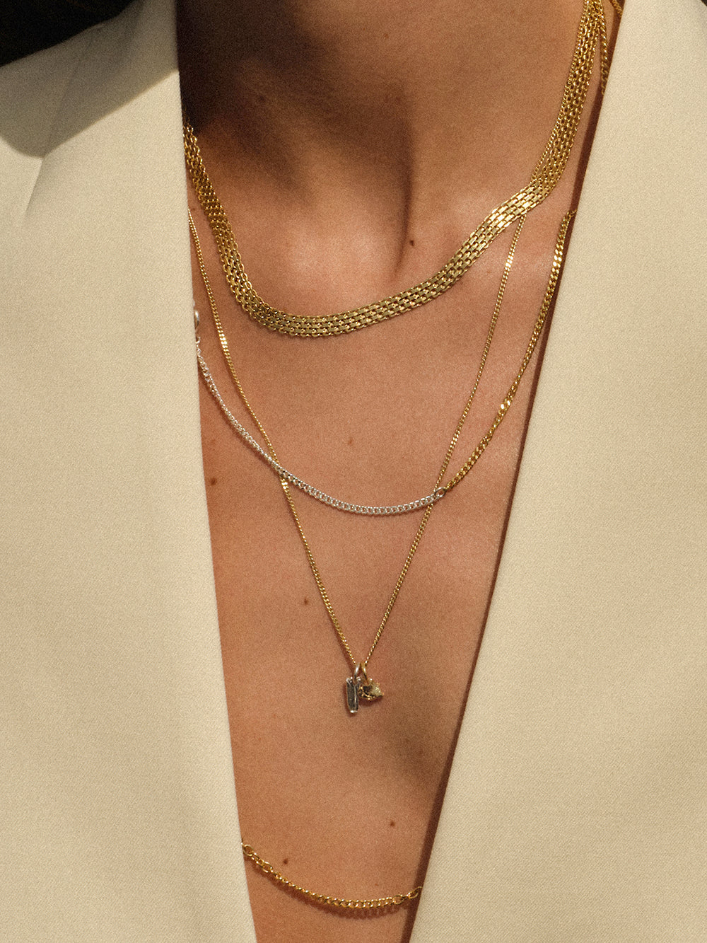 Hold me close | Gold Plated Silver